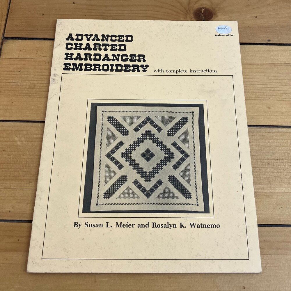 Advanced Charted Hardanger Embroidery Vintage 1990 Meier & Watnemo Nordic Needle